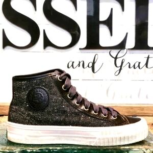 P.F. Flyer Center Hi Sneakers Grey Wmn 6.5 | Mn 5